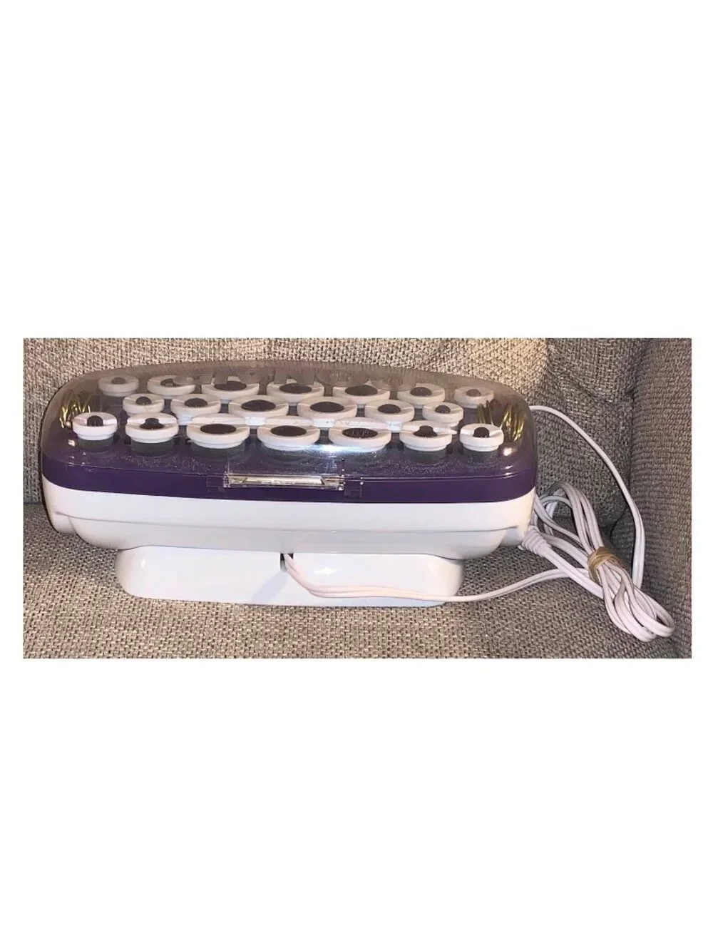 CONAIR Instant Heat Hairsetter 20 Velvet Hot Rollers w/ Clips (Model: CHV21)
